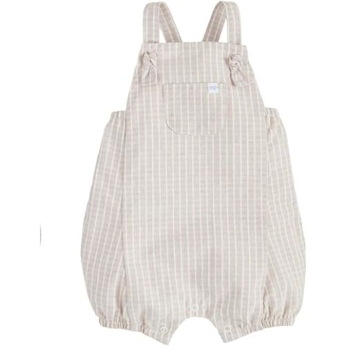 Mud Pie Baby Boys' Mud Pie Children's Tan Stripe Romper