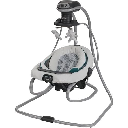 Graco DuetSoothe Swing and Rocker with Removable Swing Seat and 6 Swinging Speeds for Toddler Swing Seat and Swing Chair