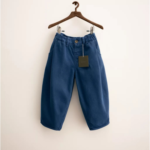 ZARA TIMELESS - WOOL BLEND TWILL BALLOON PANTS - Bluish | ZARA United States