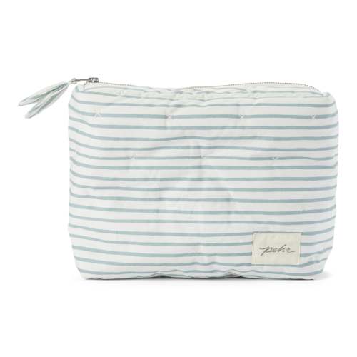 On The Go Pouch - Stripes Away Deep Sea – Pehr