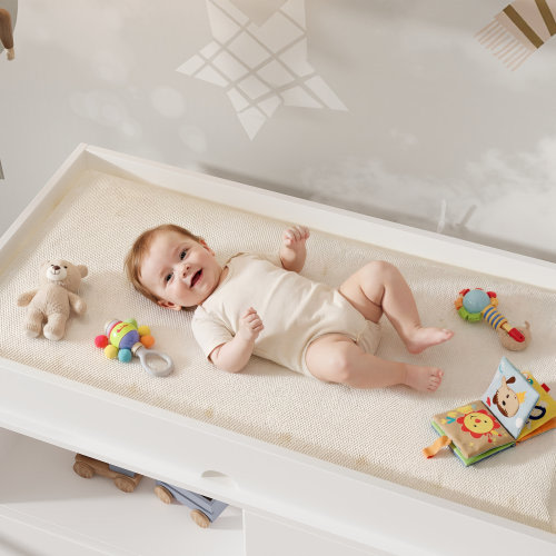 George Oliver Modern Changing Table Dresser With Strong Storage & Reviews | Wayfair