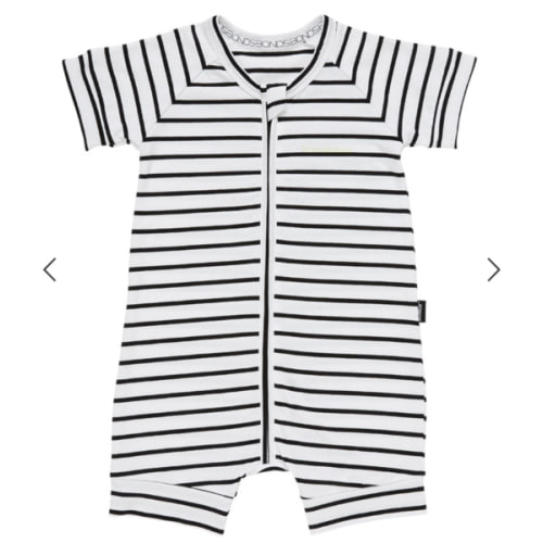 Buy Baby Zip Romper Wondersuit in Black & White Online | BONDS