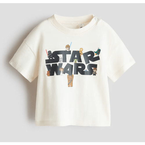 Star Wars Printed Cotton T-shirt