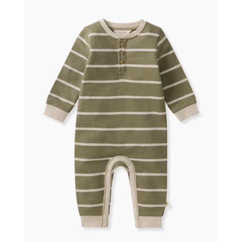 Henley Organic Baby Boy Jumpsuit