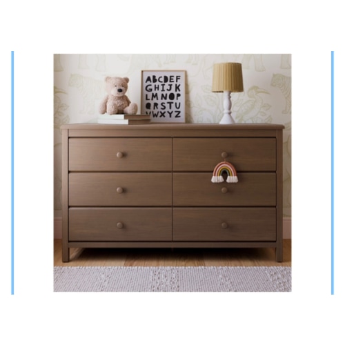 Storkcraft Alpine 6 Drawer Double Dresser