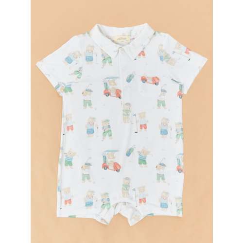 Tee Time Teddys Polo Shortie Romper