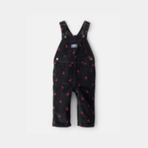 Carter's Baby Train Corduroy Overalls - Black