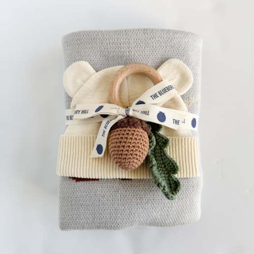 ABC Blanket Hat Teether Gift Set