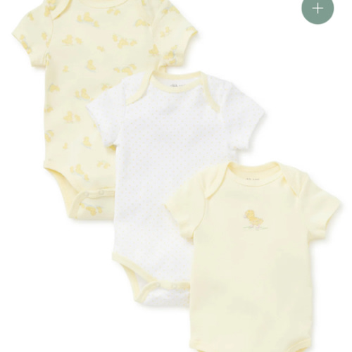 0-3 Months 3-Pack Bodysuits