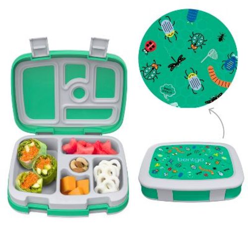 Bentgo Kids' Prints Leakproof, 5 Compartment Bento-Style Lunch Box