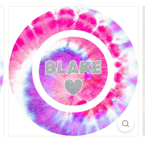 Personalized Bowl | PInks Tie Dye - TD2