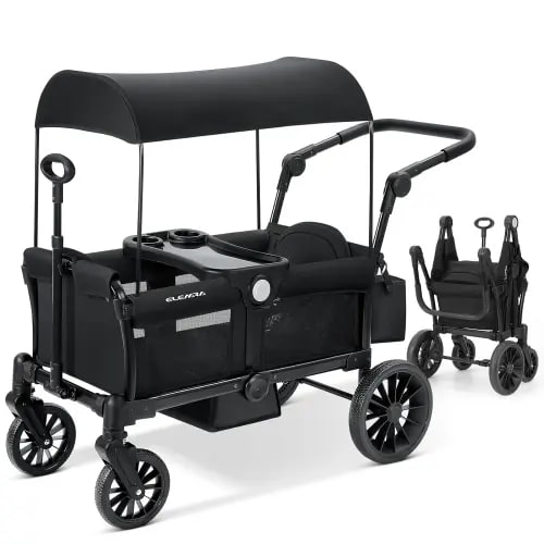 Stroller Wagon for 2 Kids Foldable Wagon Stroller