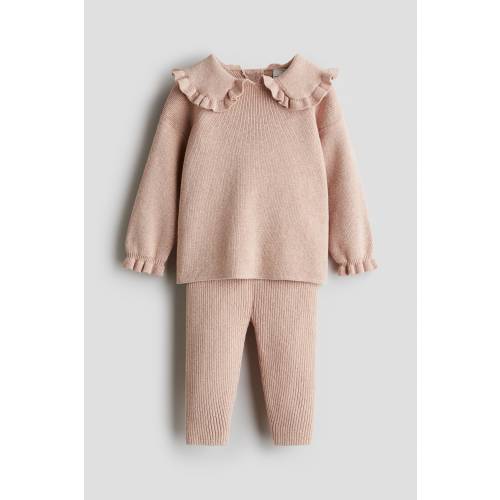 2-PIECE RIB-KNIT COTTON SET