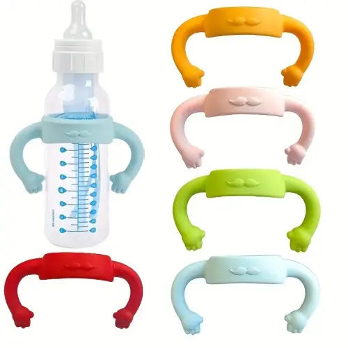 Baby Silicone Bottle Handles Natural Baby Bottle Handle Wide Neck Baby Feeding Handle Easy Carry Handle Lightweight Handle - AliExpress