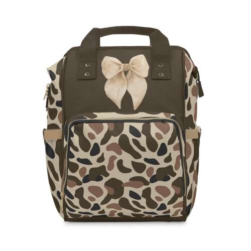 Dixie Camo "Bow" Backpack/Old School Camo Diaper bag/Coquette Travel bag/Girl Diaper Bag/Trendy Camo Backpack/Country Girl Bag/Coquette Bag