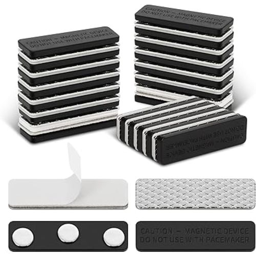 Curtain Magnets Closure, Kaluofan 20Pairs Blackout Blind Accessory, Curtain for Magnets, Magnetic Curtain Closure, Magnets to Keep Curtains Closed, Used for Blackout Curtains