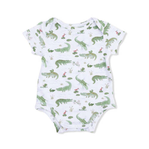 Crayon Alligators - Short Sleeve Bodysuit