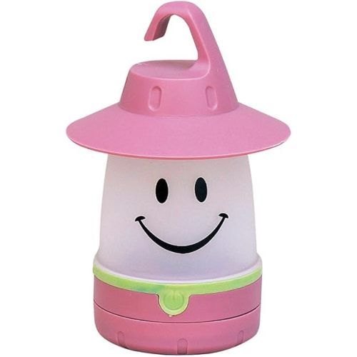 Smile LED Lantern: Portable Night Light Camping Lantern For Kids (Peach)