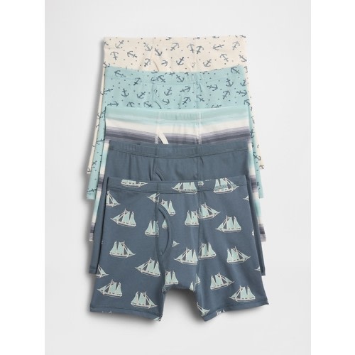 Kids Organic Stretch Cotton Boxer Briefs (5-Pack) | Gap