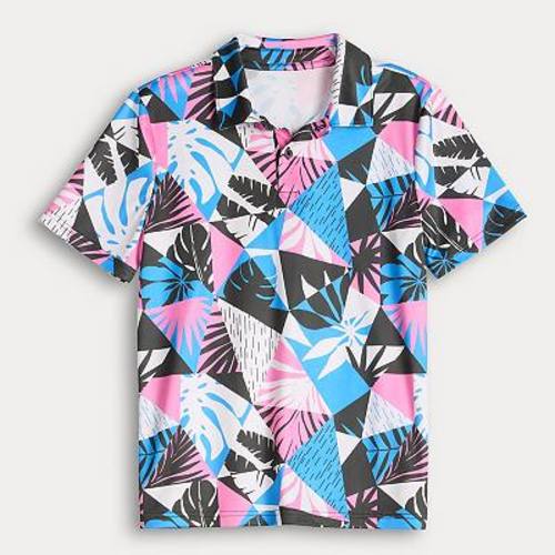 Boys 8-20 Tek Gear® Dry Tek Printed Polo in Regular & Husky