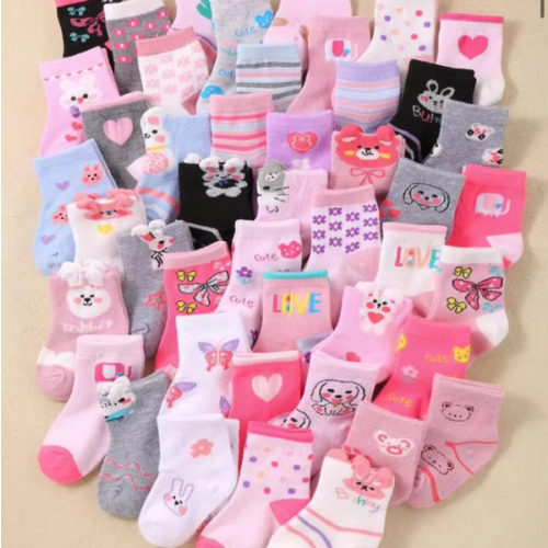 Socks bundle with bows and designs