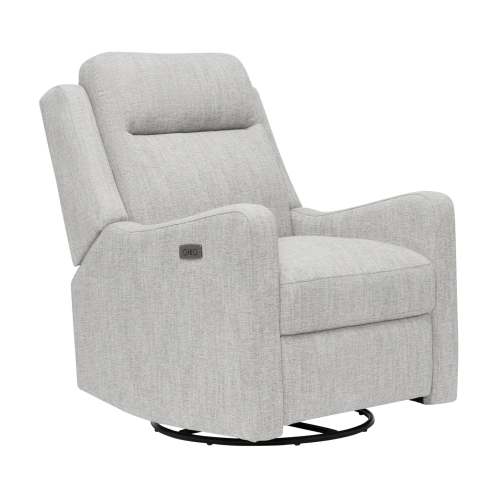 Henry Electric Recliner Glider Chair with USB in Pure Grey | iL Tutto