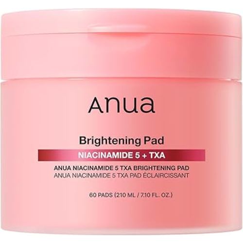 Anua Niacinamide 5 TXA Toner Pads – Hydrating Facial Pad for Daily Care, Under-eye with Tranexamic acid, Korean Skin Care (210ml, 60 Pads)