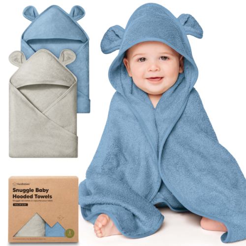 Snuggle Baby Hooded Bath Towels for Kids – KeaBabies