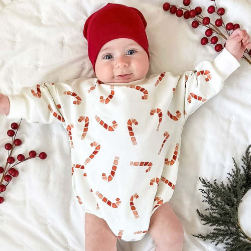 Baby Christmas Candy Romper