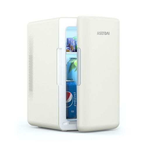 AstroAI 8 Can Mini Fridge 6 Liter Makeup Skincare Refridgerator for Dorm Room, Bedroom