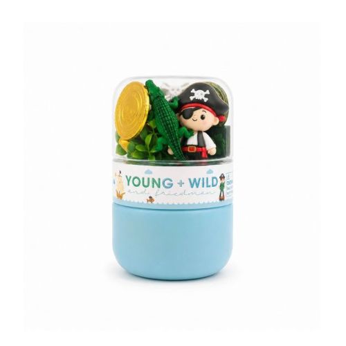 Young + Wild and Friedman Pirate Sensory Sand Grab and Go Jar