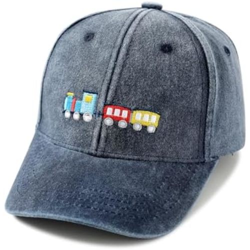 Kids Truck Hat Baseball Caps, Adjustable Child Vehicle Cap Sun Hat for Kids Age 3-8Y