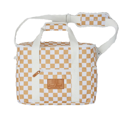 Packable Checker Cooler Bag
