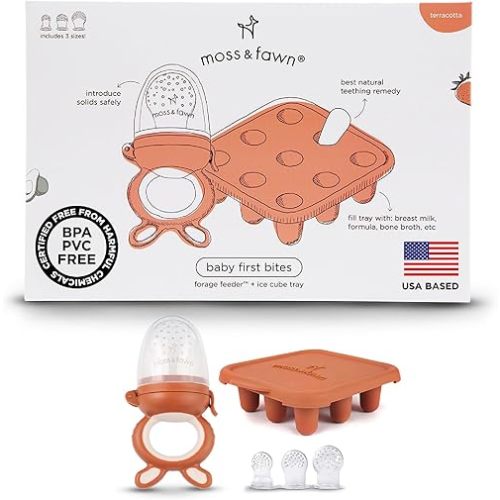 Moss & Fawn Baby First Bites - Terracotta