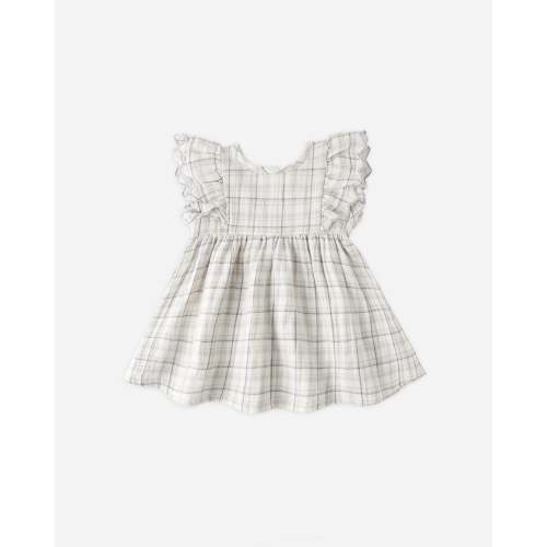 Alina Dress Blue Plaid
