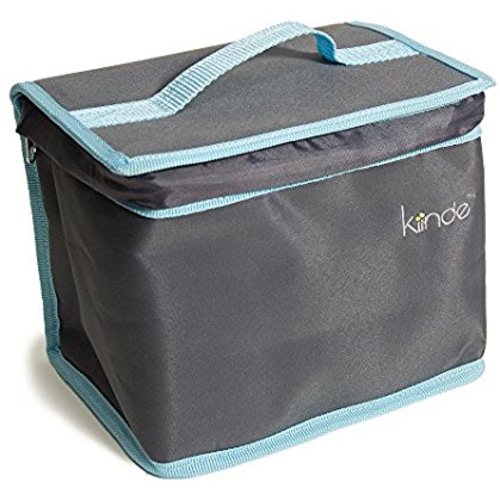 Kiinde Twist Breast Milk Storage Bag and Ice Pack Kit for Breastfeeding Moms - Gray