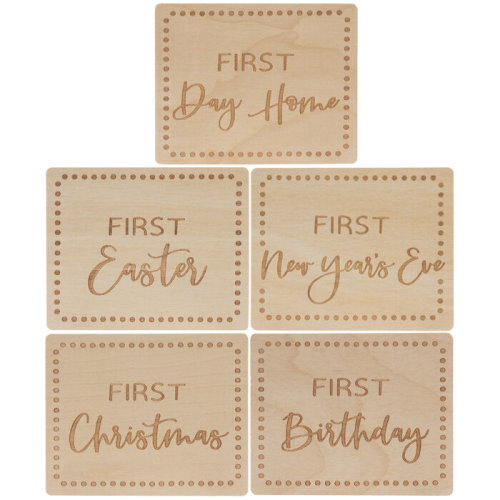 Baby First Celebrations Wood Decor Set | Hobby Lobby | 2165975