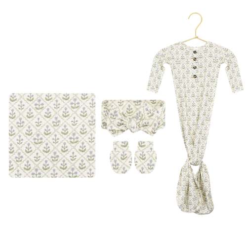 Etta Newborn Headband Bundle (Gown)