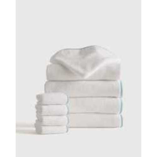 Organic Turkish Cotton Kids Bath Bundle 8-Pack in Light Blue