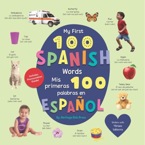 My First 100 Spanish Words by Heritage Kids Press