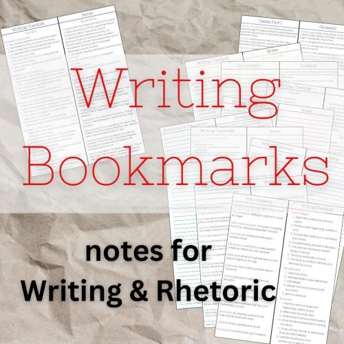 Unofficial Writing & Rhetoric Bookmarks