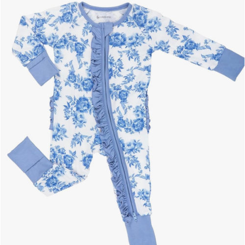 LollyBanks Baby Pajamas for Girls, Viscose from Bamboo Infant Romper