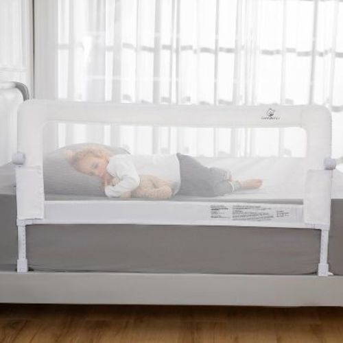 ComfyBumpy XL Adjustable Toddler Bed Rail Guard Mattress Side Rail for Kids- Safety Rail, White