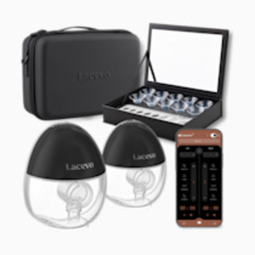 Lacevo S70 In-Bra Breast Pump Set - Black
