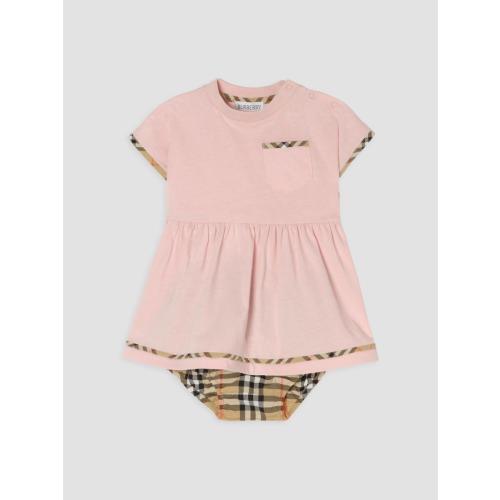 Burberry Baby Girl's Lea 2-Piece Check Cotton Dress & Bloomers Set | Saks Fifth Avenue