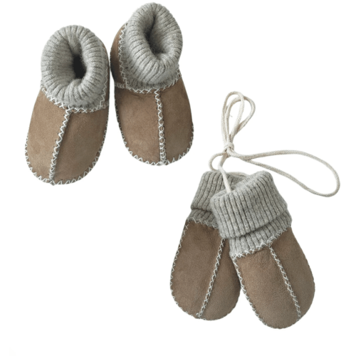 Snuggly Comfort | Sock Booties & Mittens Duo