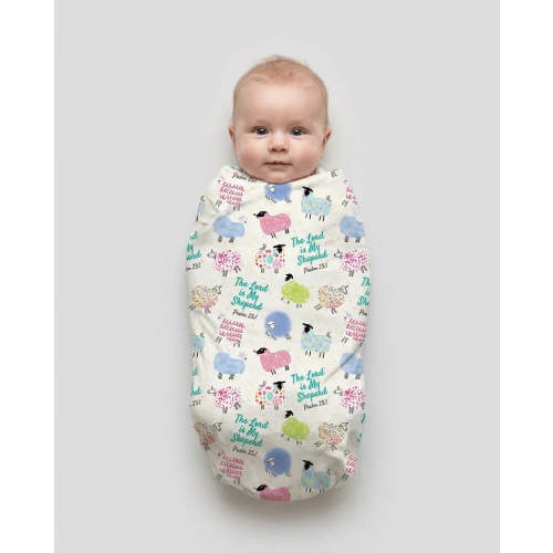 The Lord Is My Shepherd Psalm 23 Swaddle Blanket – Zumbamboo