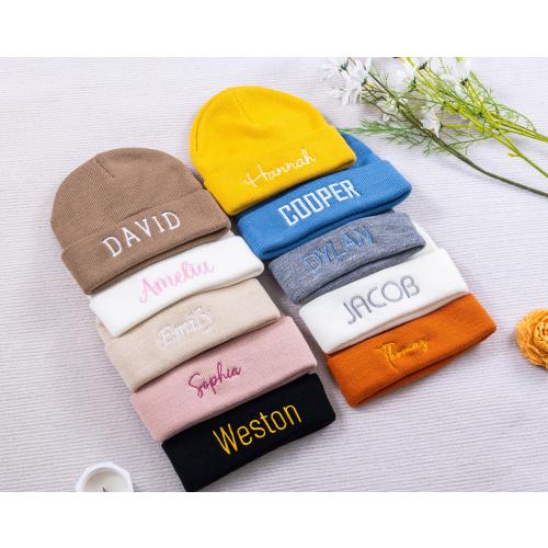 Custom Embroidered Baby Beanie: Personalized Newborn/Kids Winter Hat
