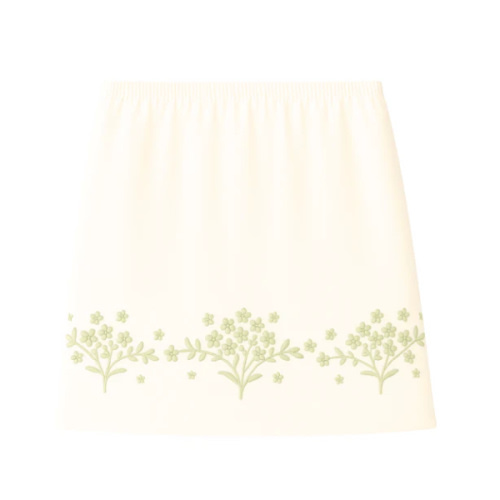 Little Blossom | Crib Skirt (Green) – Baby Dunn