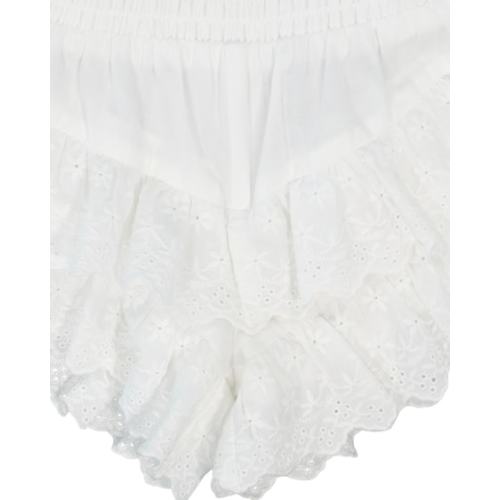 Off White Baby Broderie Ruffle Shortie | Best&Less™ Online